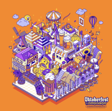 oktoberfest instagram maximalisme tendance graphique 2025